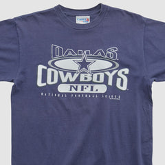 Dallas Cowboys Chalk Line 1996 T-shirt Navy Vintage - Fanatics