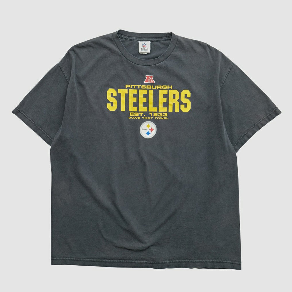 Pittsburgh Steelers NFL 2010s T-shirt Black Vintage - Fanatics