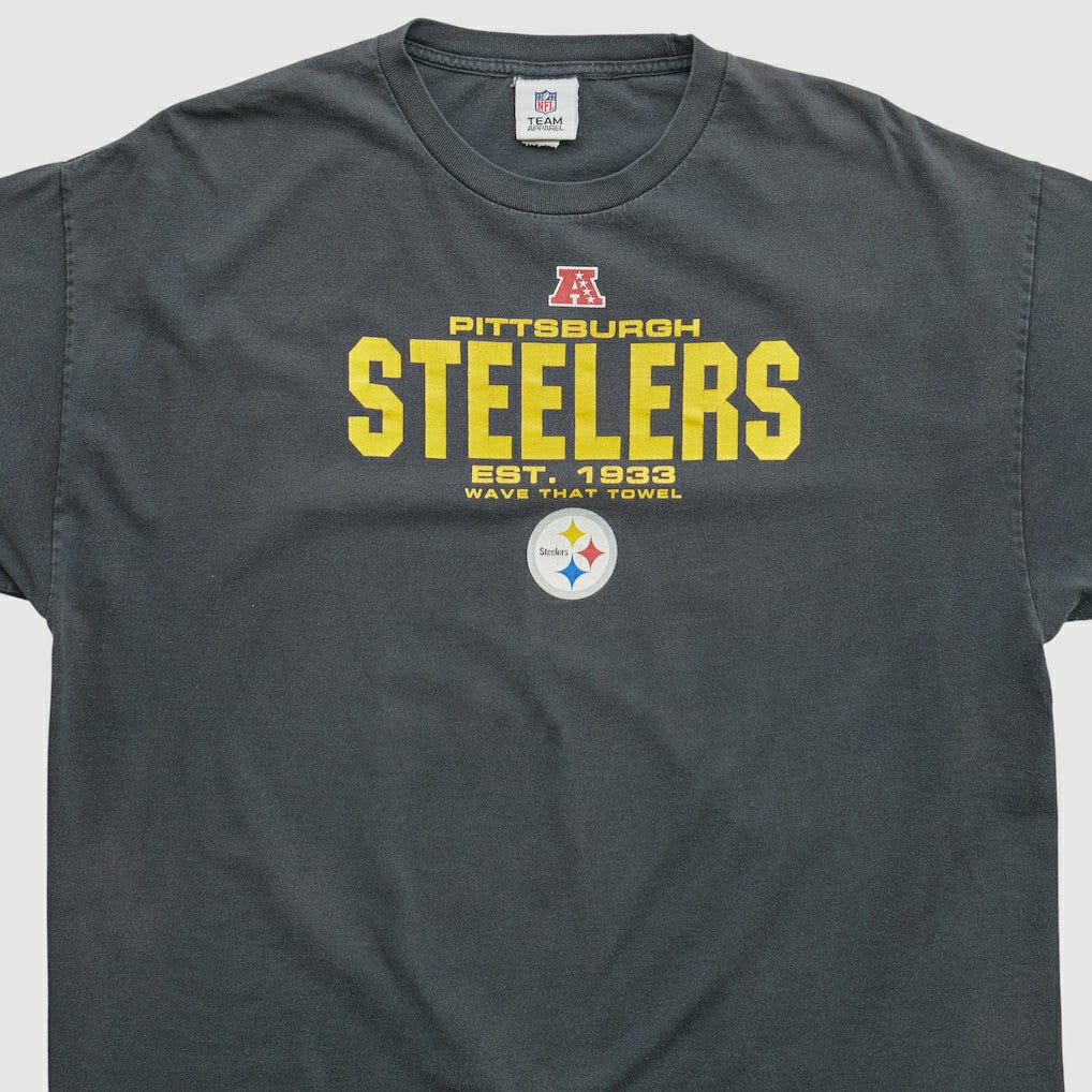 Pittsburgh Steelers NFL 2010s T-shirt Black Vintage - Fanatics