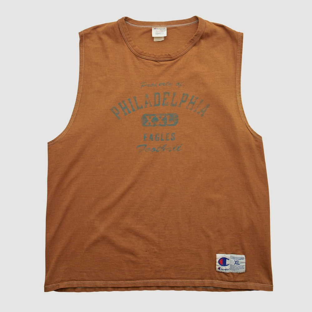 Philadelphia Eagles Champion 90s Tank Clay Vintage - Fanatics