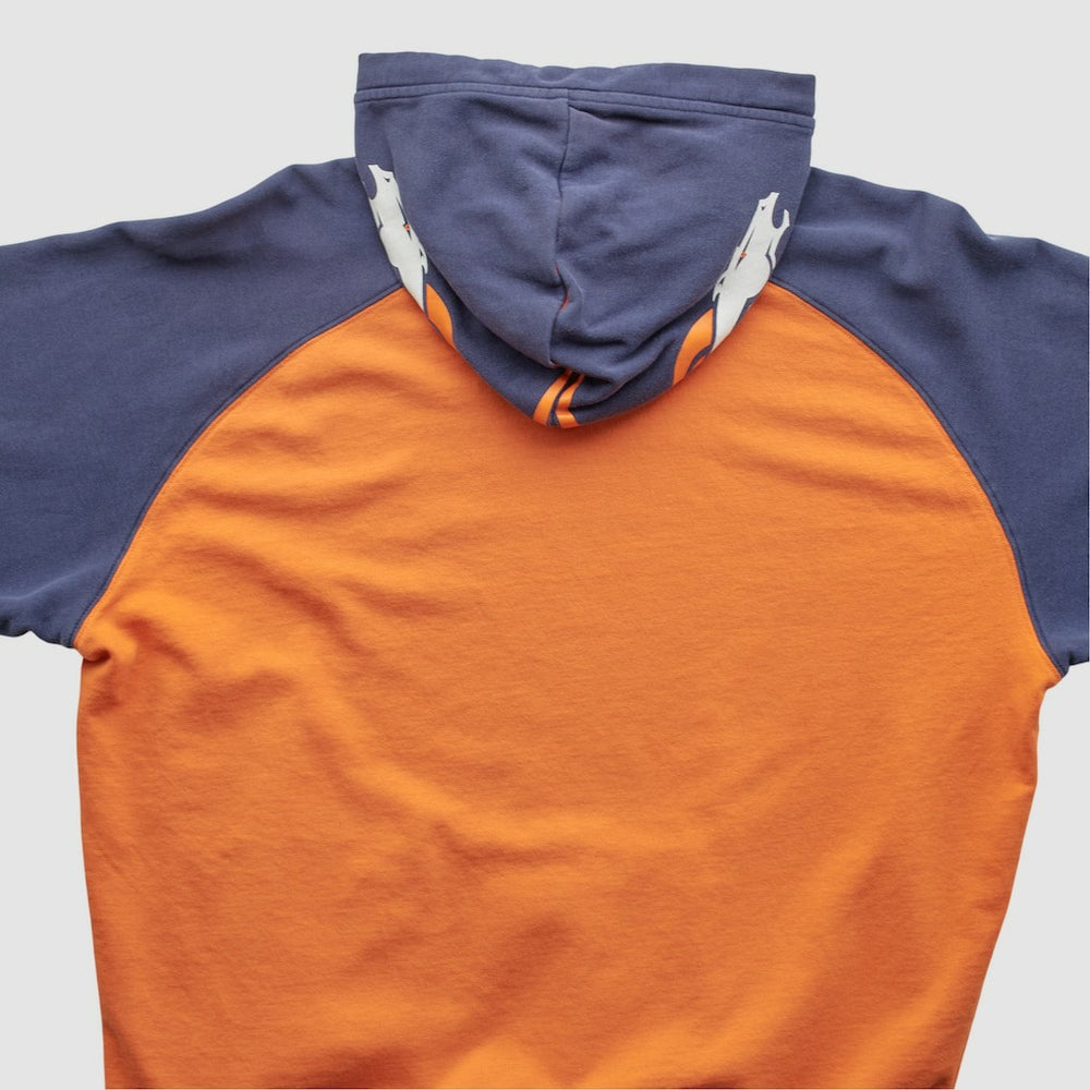Denver Broncos Reebok 2000s Hooded Pullover Sweatshirt Orange Vintage - Fanatics