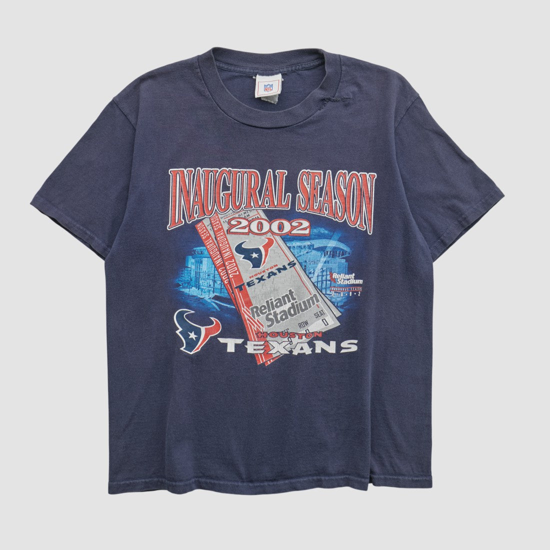 Houston Texans NFL 2002 T-shirt Navy Vintage - Fanatics