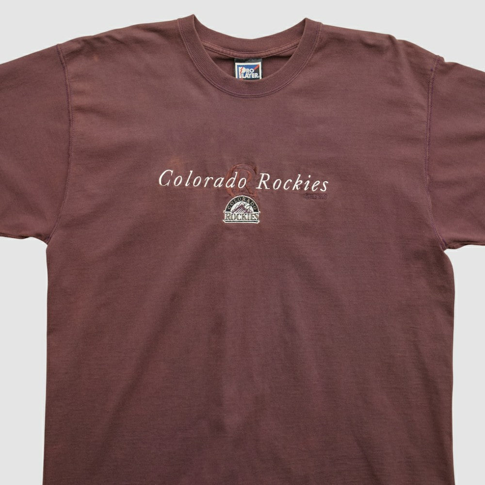 Colorado Rockies Pro Player 90s T-shirt On Sale