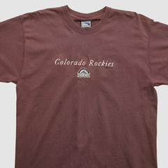 Colorado Rockies Pro Player 90s T-shirt On Sale