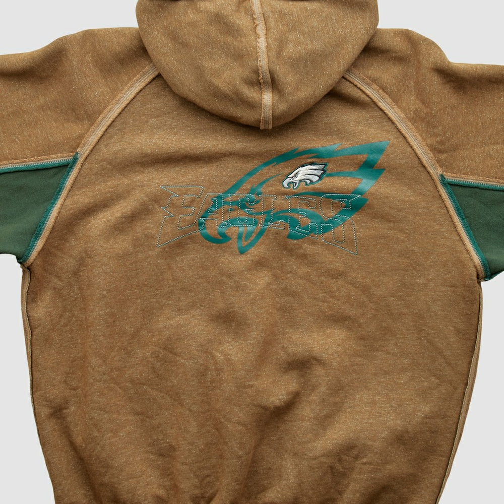 Philadelphia Eagles NFL 2010s Hooded Full Zip Sweatshirt Clay Vintage - Fanatics