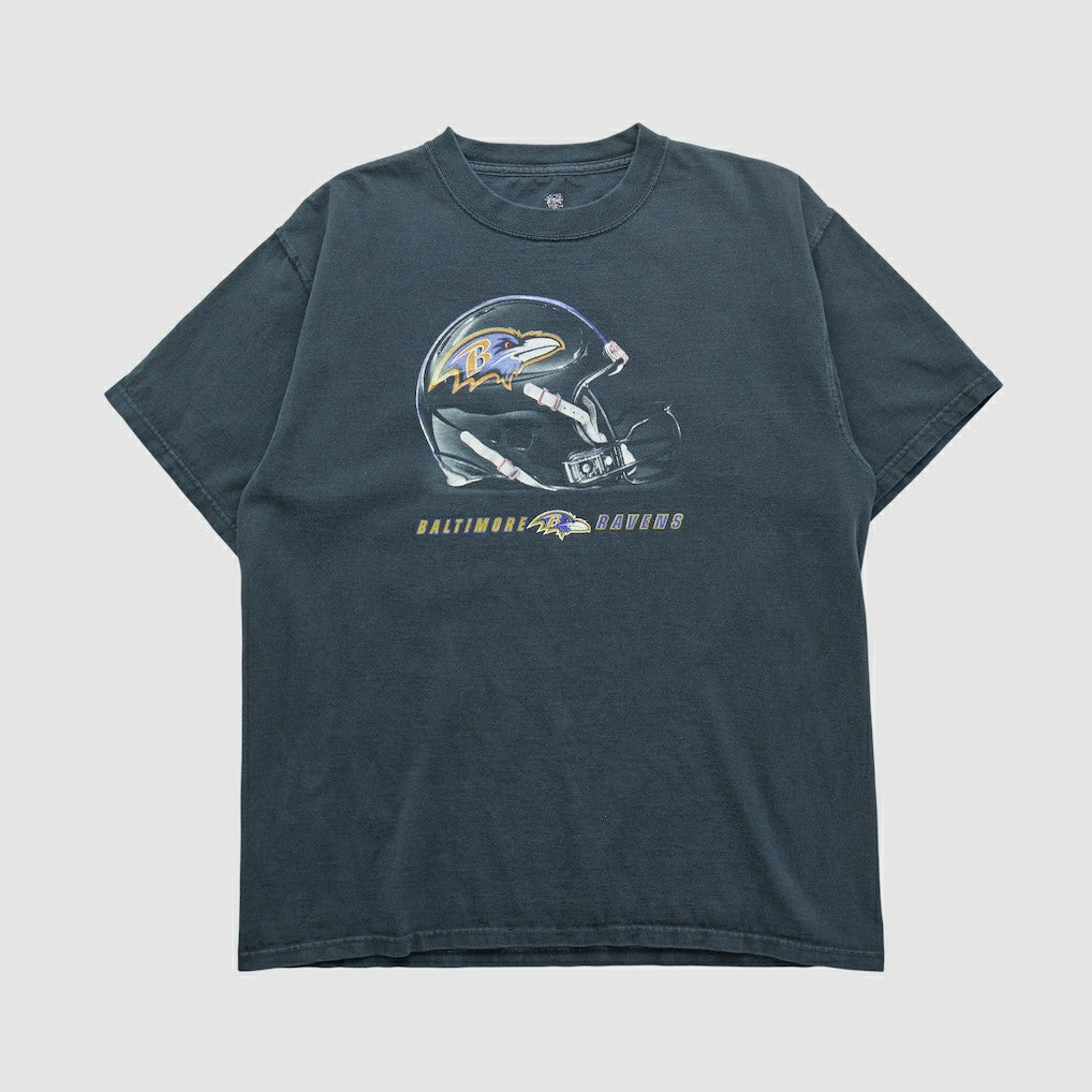 Baltimore Ravens NFL 2000s T-shirt Black Vintage - Fanatics