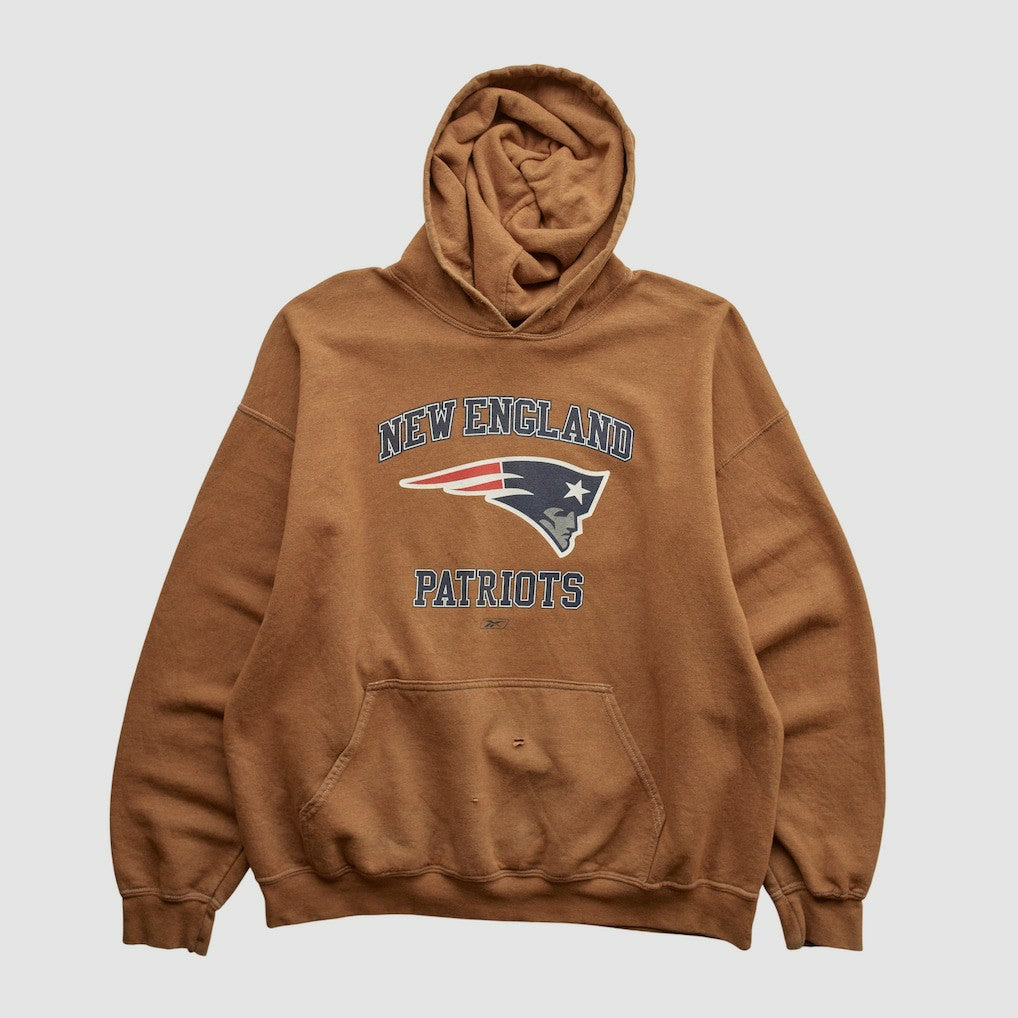 New England Patriots NFL 2000s Hooded Pullover Sweatshirt Clay Vintage - Fanatics