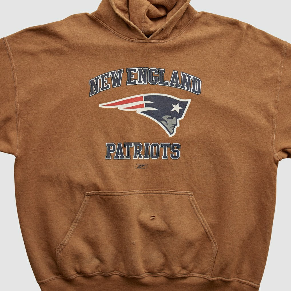 New England Patriots NFL 2000s Hooded Pullover Sweatshirt Clay Vintage - Fanatics