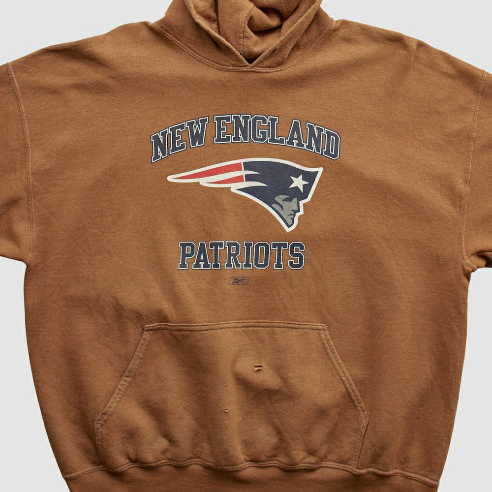 New England Patriots NFL 2000s Hooded Pullover Sweatshirt Clay Vintage - Fanatics