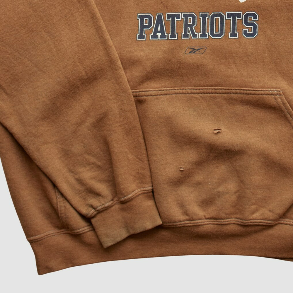 New England Patriots NFL 2000s Hooded Pullover Sweatshirt Clay Vintage - Fanatics