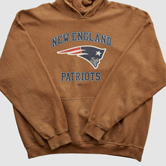 New England Patriots NFL 2000s Hooded Pullover Sweatshirt Clay Vintage - Fanatics