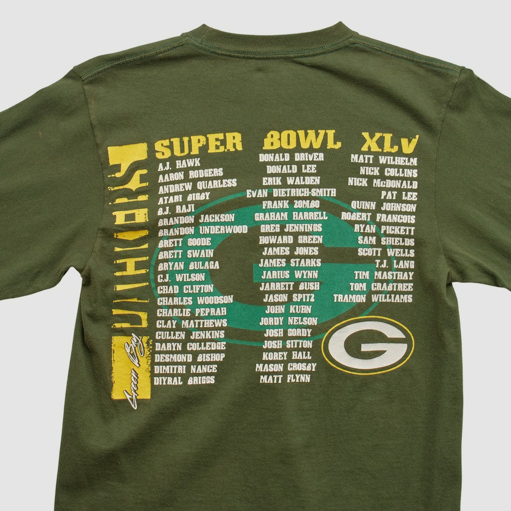 Green Bay Packers NFL 2011 Long Sleeve T-shirt Green Vintage - Fanatics