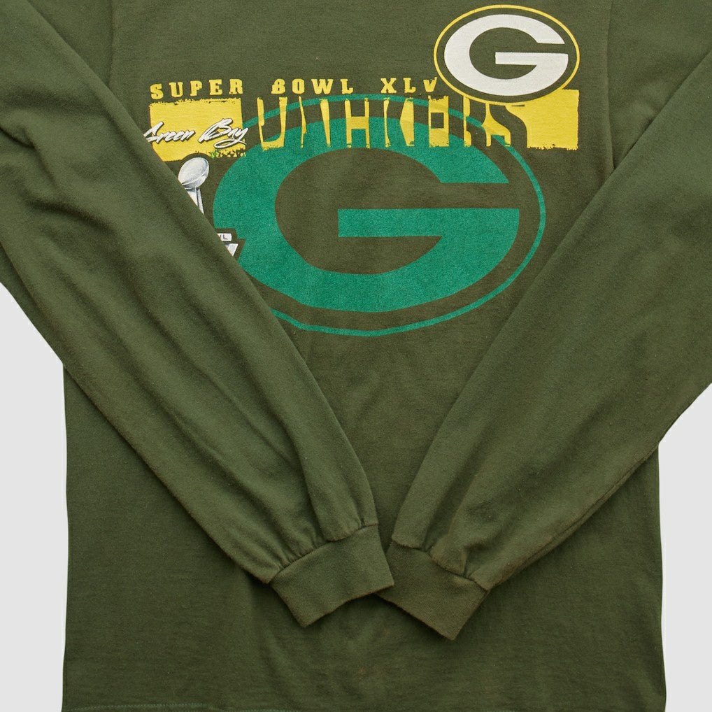 Green Bay Packers NFL 2011 Long Sleeve T-shirt Green Vintage - Fanatics