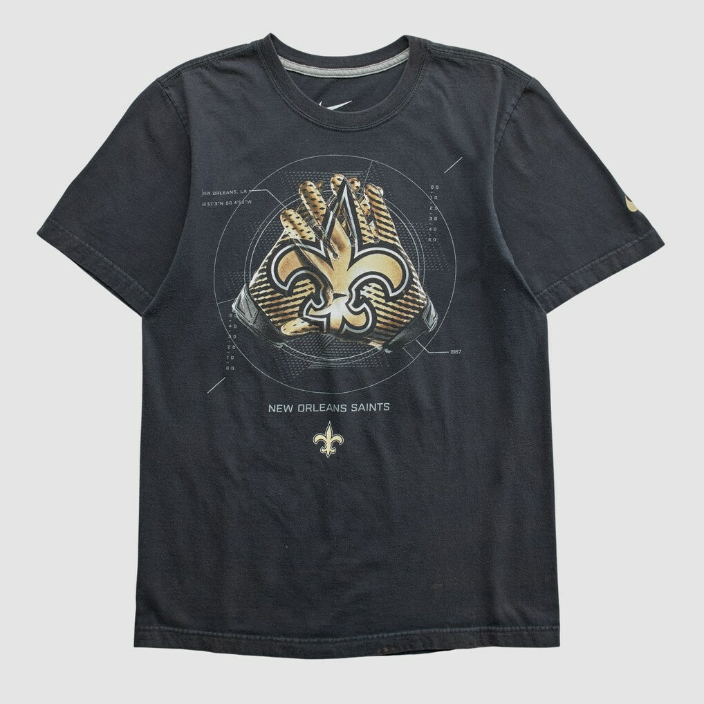 New Orleans Saints 2010s T-shirt Black Vintage - Fanatics