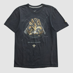 New Orleans Saints 2010s T-shirt Black Vintage - Fanatics