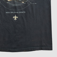 New Orleans Saints 2010s T-shirt Black Vintage - Fanatics
