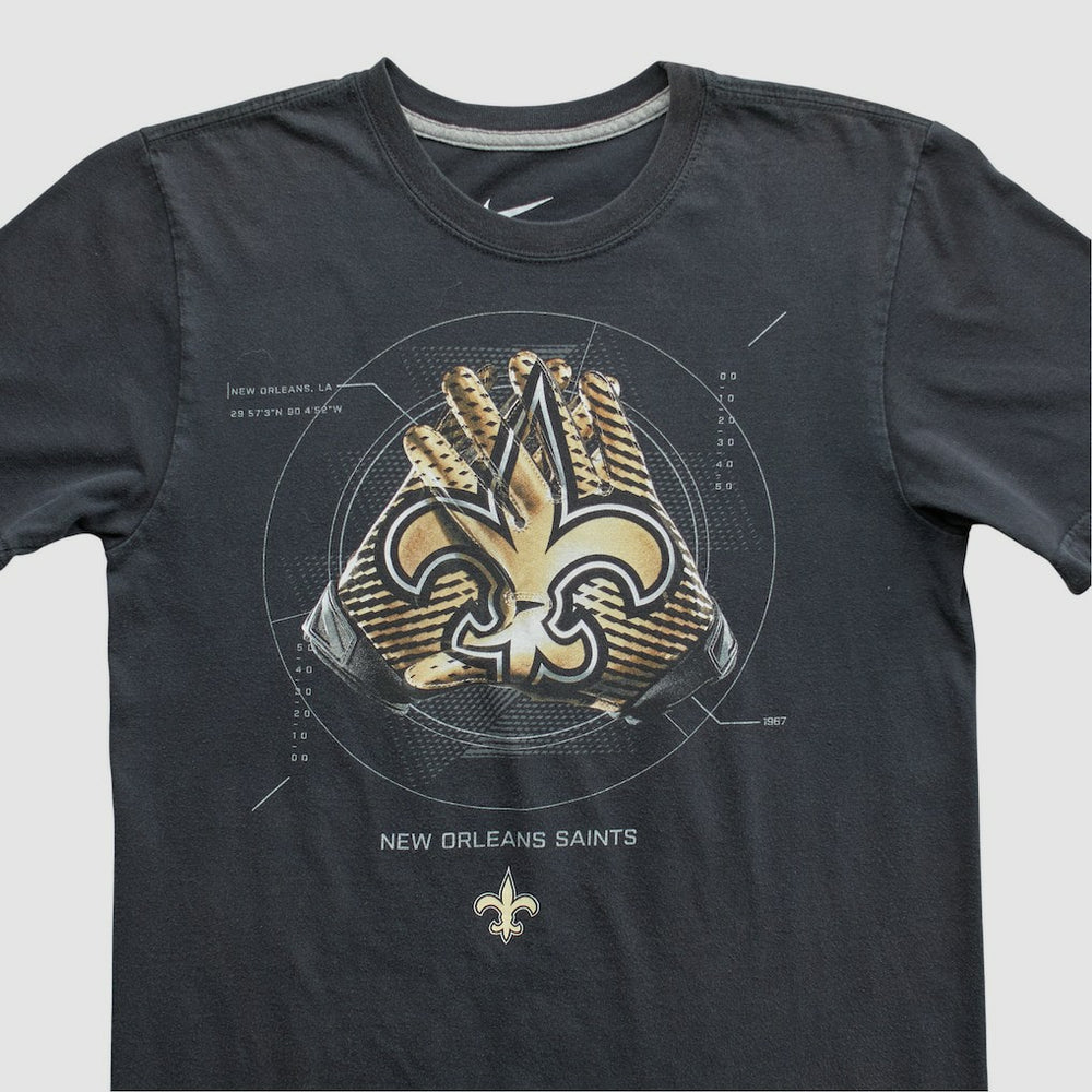 New Orleans Saints 2010s T-shirt Black Vintage - Fanatics