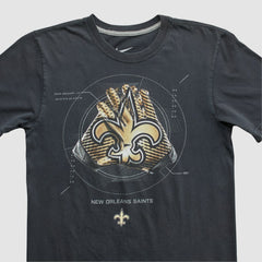 New Orleans Saints 2010s T-shirt Black Vintage - Fanatics