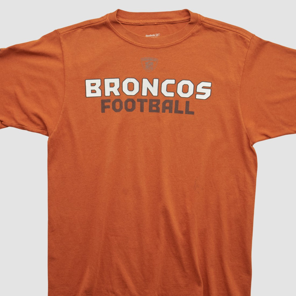 Denver Broncos Reebok 2000s T-shirt Orange Vintage - Fanatics