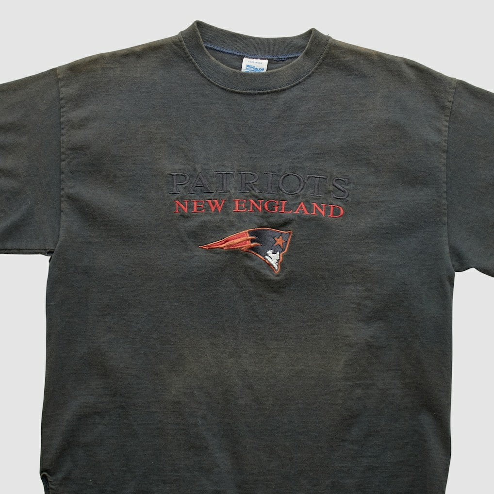 New England Patriotsm Sportswear 90s T-shirt Black Vintage - Fanatics