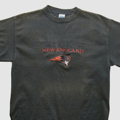 New England Patriotsm Sportswear 90s T-shirt Black Vintage - Fanatics