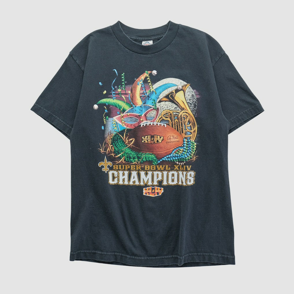 New Orleans Saints Alstyle 2010 T-shirt Black Vintage - Fanatics