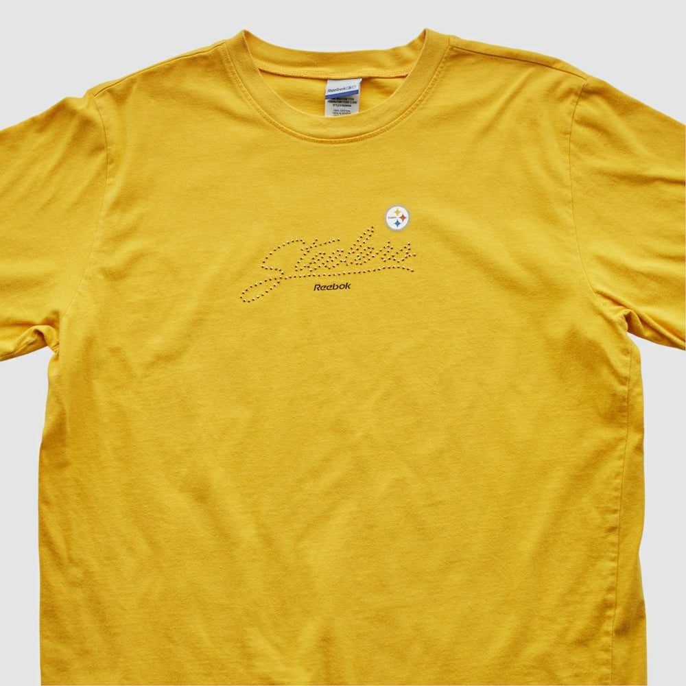 Pittsburgh Steelers Reebok 2000s T-shirt Yellow Vintage - Fanatics