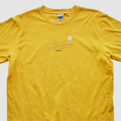 Pittsburgh Steelers Reebok 2000s T-shirt Yellow Vintage - Fanatics