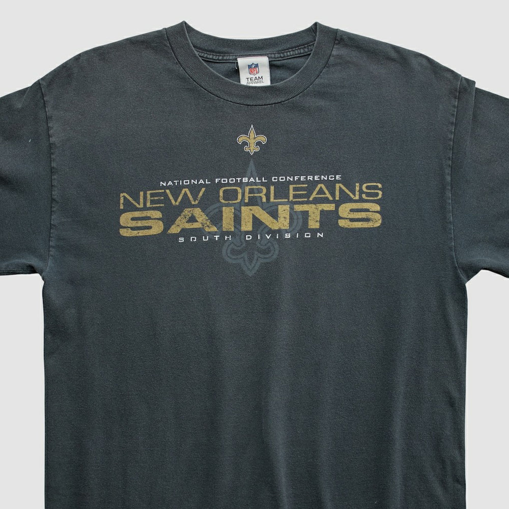 New Orleans Saints NFL 2010s Long Sleeve T-shirt Black Vintage - Fanatics