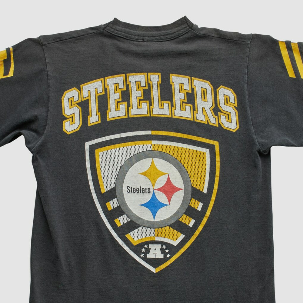 Pittsburgh Steelers Pro Player 90s T-shirt Black Vintage - Fanatics