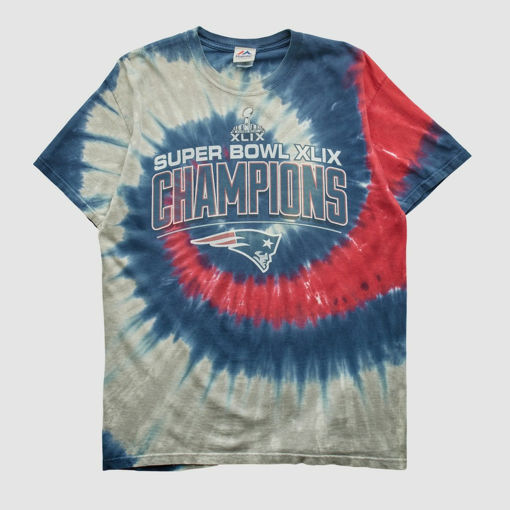 New England Patriots Majestic 2015 T-shirt Navy Vintage - Fanatics