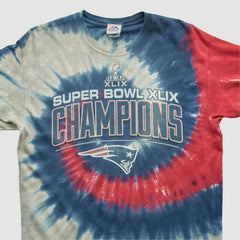 New England Patriots Majestic 2015 T-shirt Navy Vintage - Fanatics