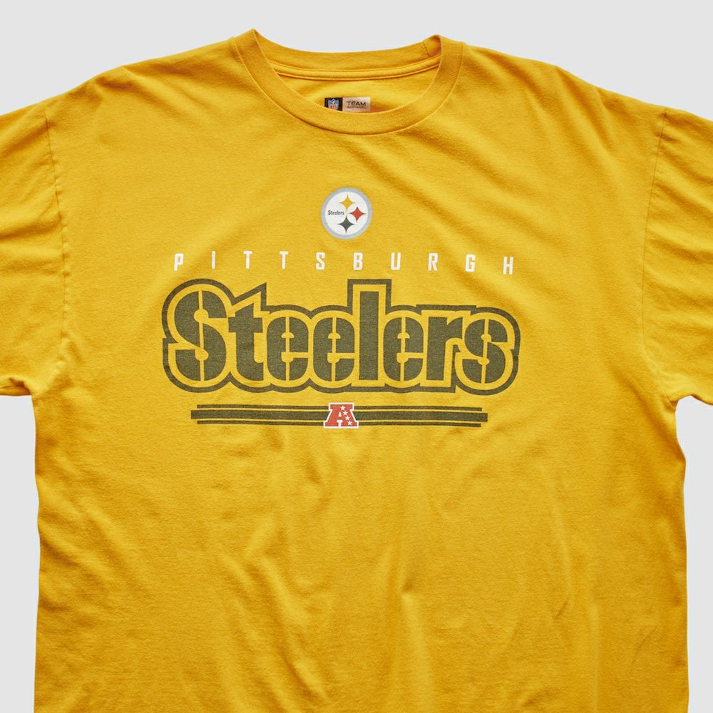 Pittsburgh Steelers NFL 2010s T-shirt Yellow Vintage - Fanatics