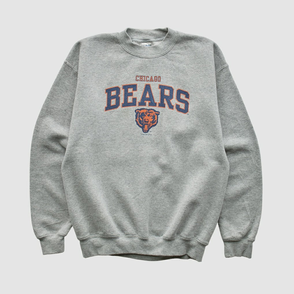Chicago Bears Gildan 1999 Pullover Sweatshirt Heather Gray Yth L Real Vintage - Fanatics