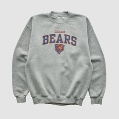 Chicago Bears Gildan 1999 Pullover Sweatshirt Heather Gray Yth L Real Vintage - Fanatics
