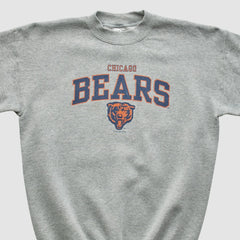 Chicago Bears Gildan 1999 Pullover Sweatshirt Heather Gray Yth L Real Vintage - Fanatics