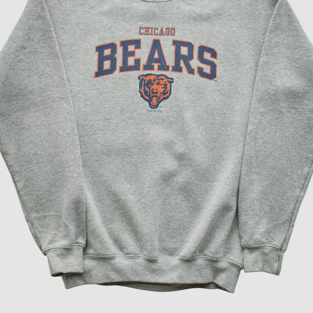 Chicago Bears Gildan 1999 Pullover Sweatshirt Heather Gray Yth L Real Vintage - Fanatics