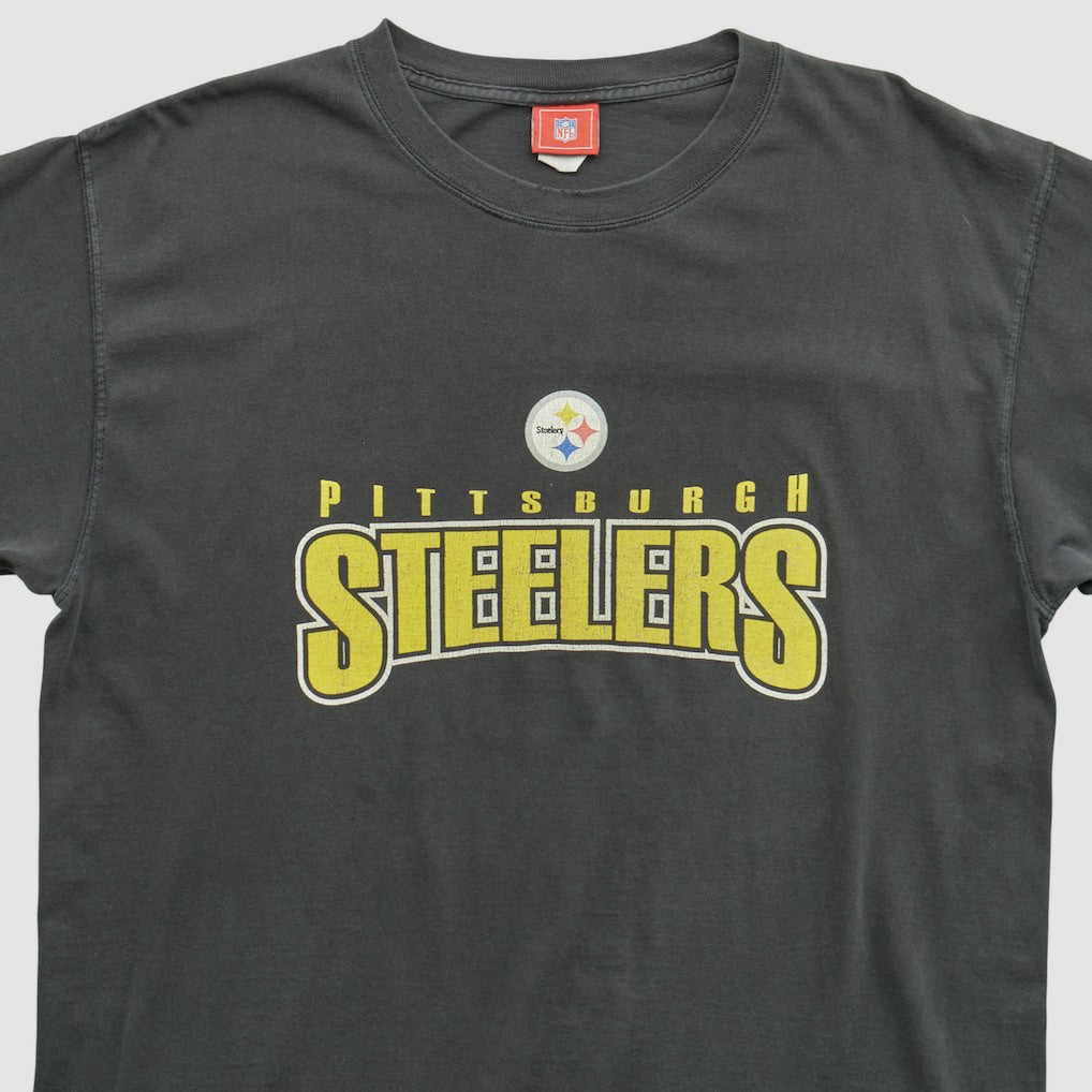 Pittsburgh Steelers NFL 2000s T-shirt Black Vintage - Fanatics