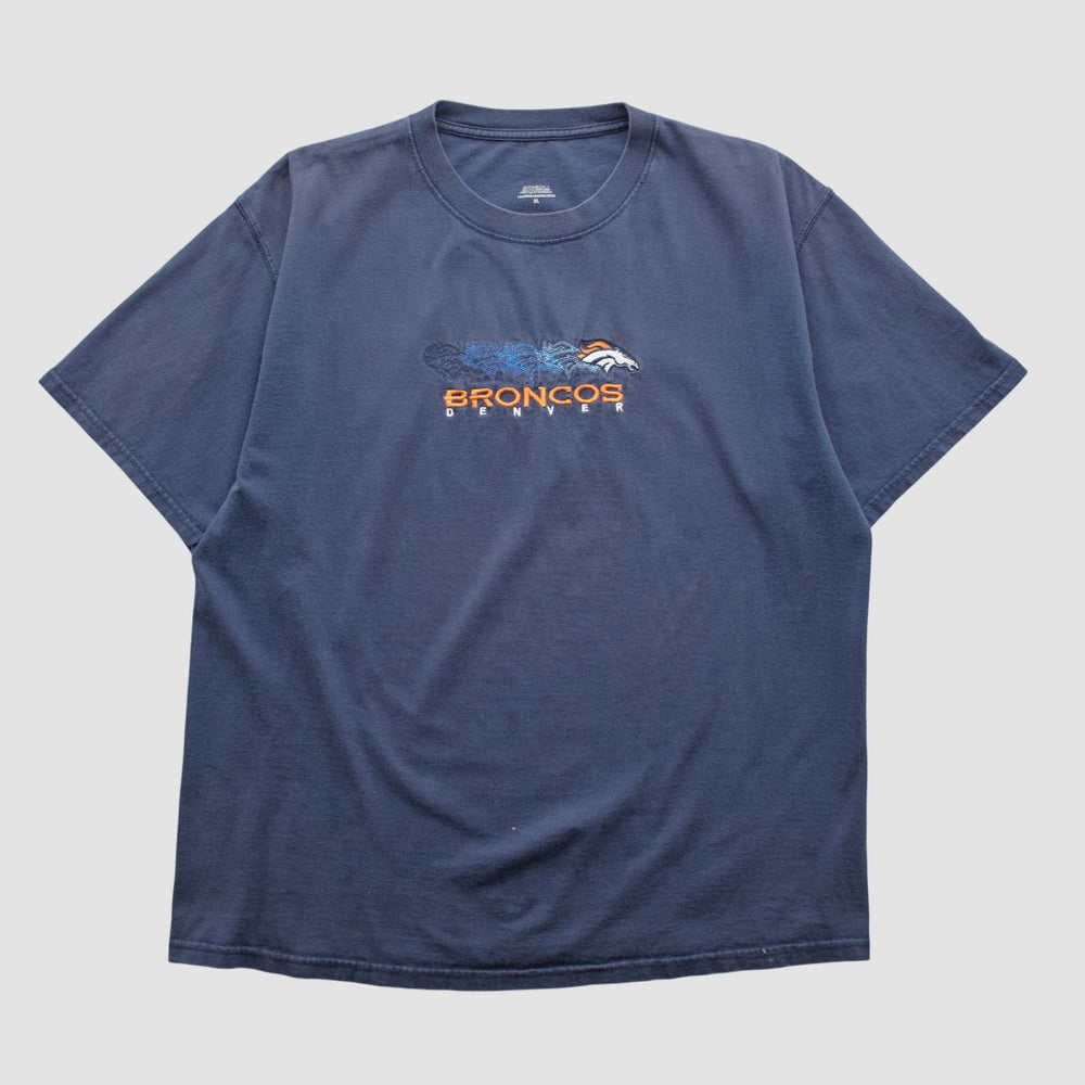 Denver Broncos 2000s T-shirt Navy Vintage - Fanatics