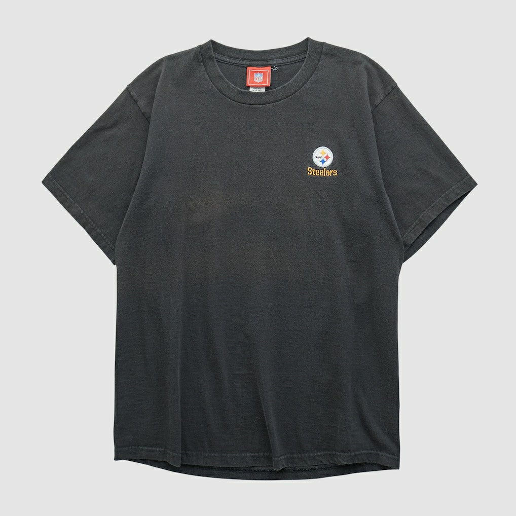 Pittsburgh Steelers NFL 2000s T-shirt Black Vintage - Fanatics