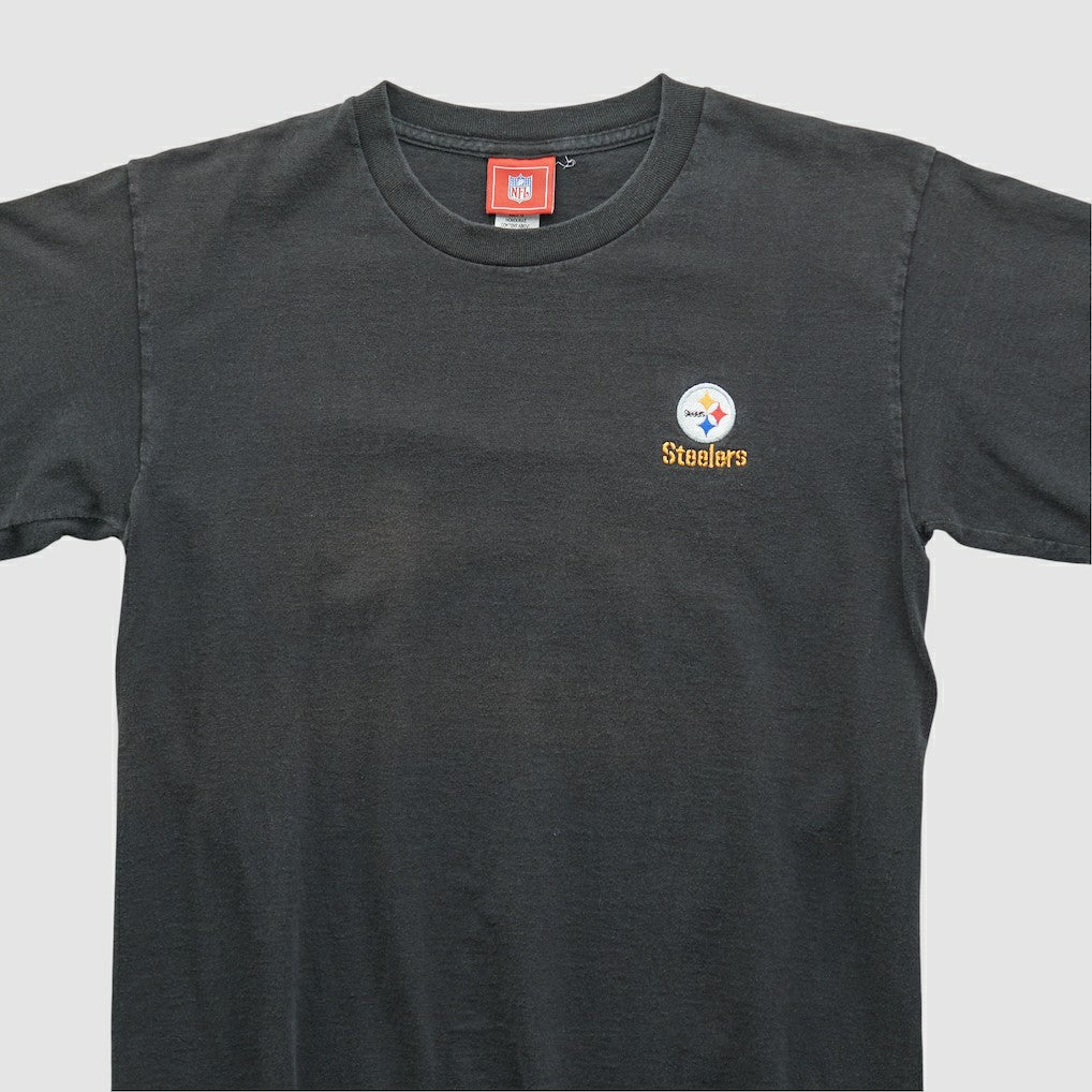 Pittsburgh Steelers NFL 2000s T-shirt Black Vintage - Fanatics