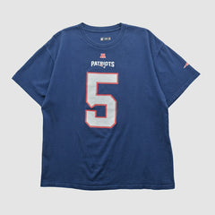 New England Patriots NFL 2013 T-shirt Blue Vintage - Fanatics