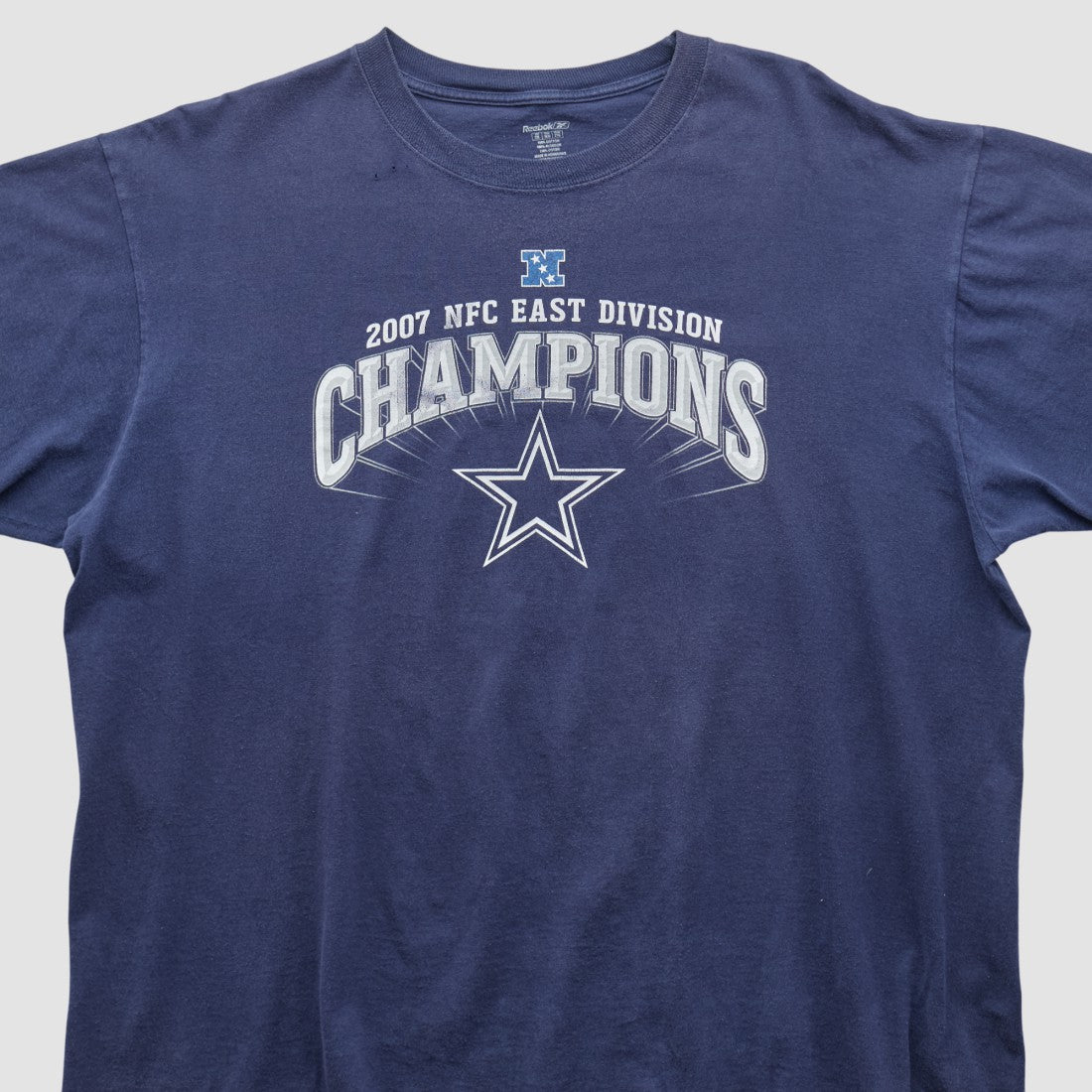 Dallas Cowboys Reebok 2007 T-shirt Navy Vintage - Fanatics