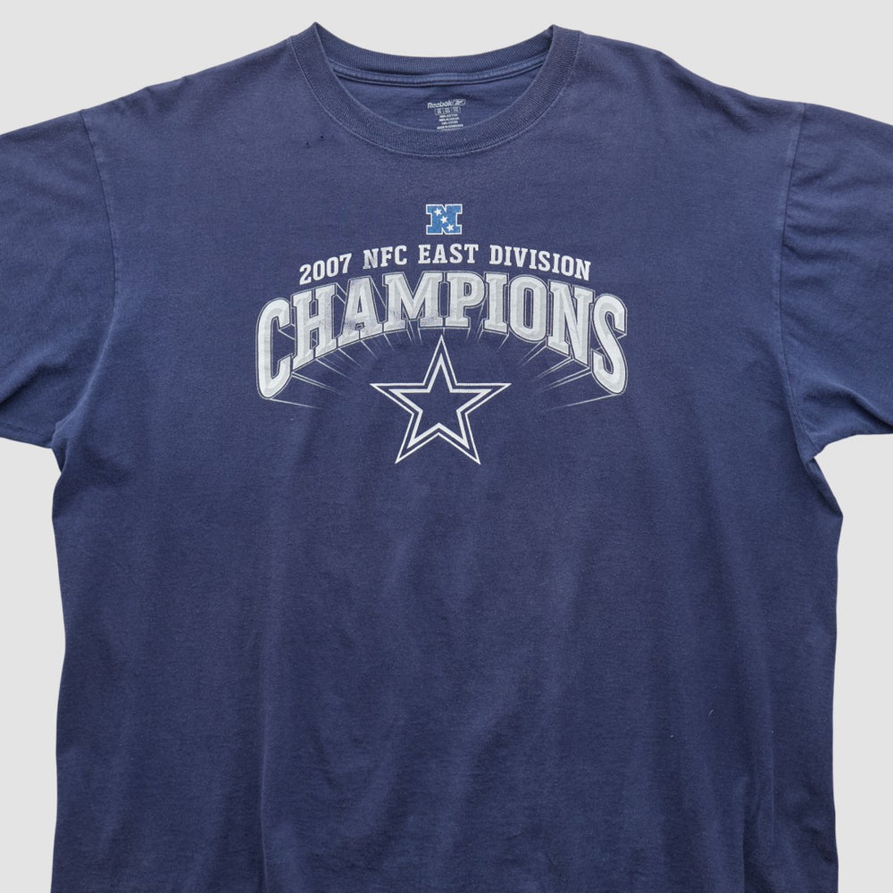 Dallas Cowboys Reebok 2007 T-shirt Navy Vintage - Fanatics