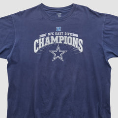 Dallas Cowboys Reebok 2007 T-shirt Navy Vintage - Fanatics