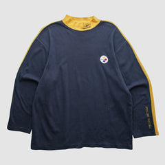 Pittsburgh Steelers Reebok 2000s Long Sleeve T-shirt Black Vintage - Fanatics