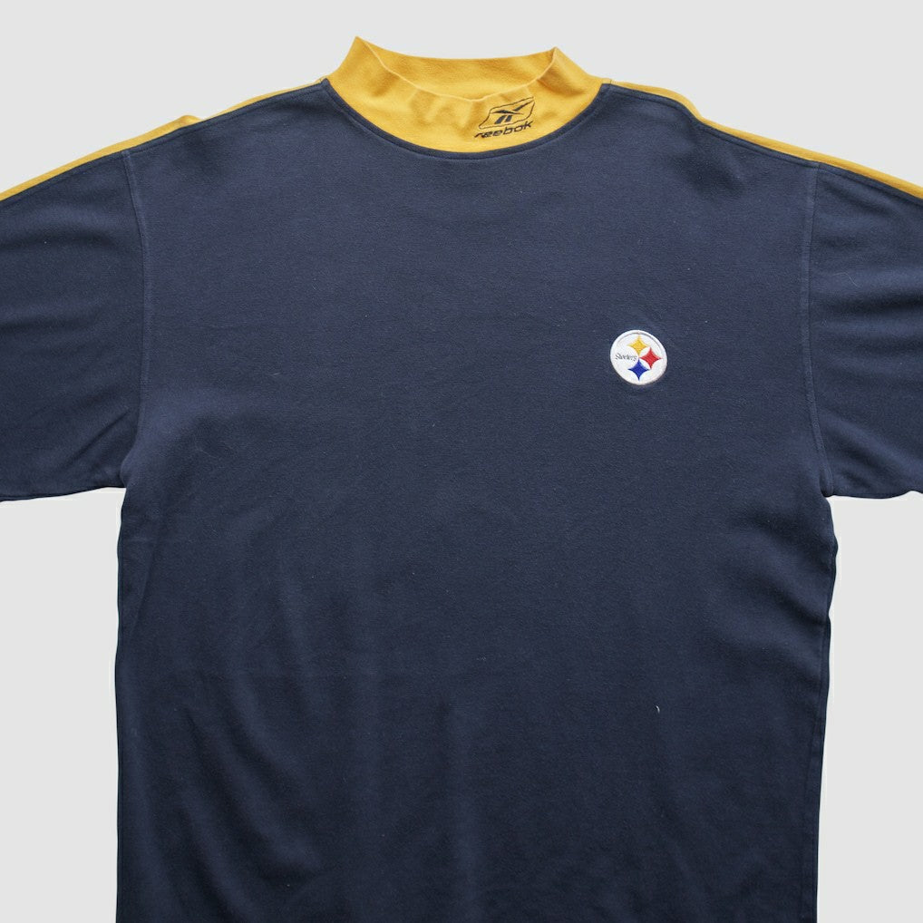 Pittsburgh Steelers Reebok 2000s Long Sleeve T-shirt Black Vintage - Fanatics