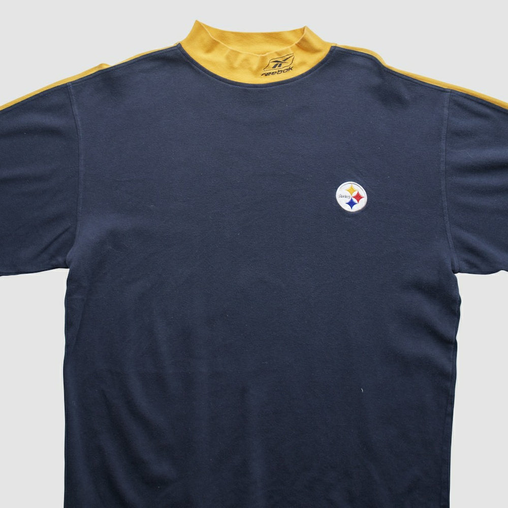 Pittsburgh Steelers Reebok 2000s Long Sleeve T-shirt Black Vintage - Fanatics
