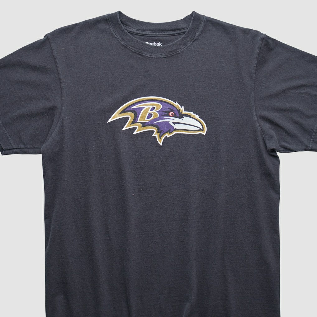 Baltimore Ravens Reebok 2000s T-shirt Black Vintage - Fanatics