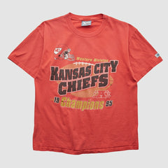 Kansas City Chiefs Lee 1995 T-shirt Red Vintage - Fanatics